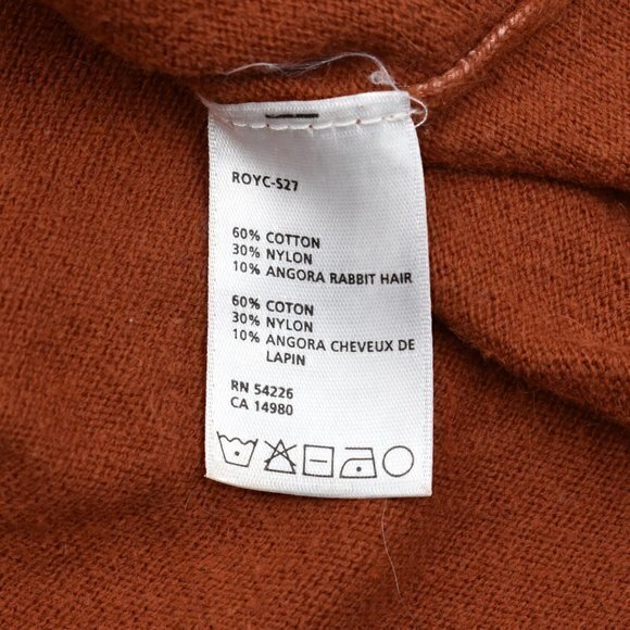 Royal Robbins Long Sleeve Sweater Size M Color Orange/Brown Gently Used - Picture 5 of 5